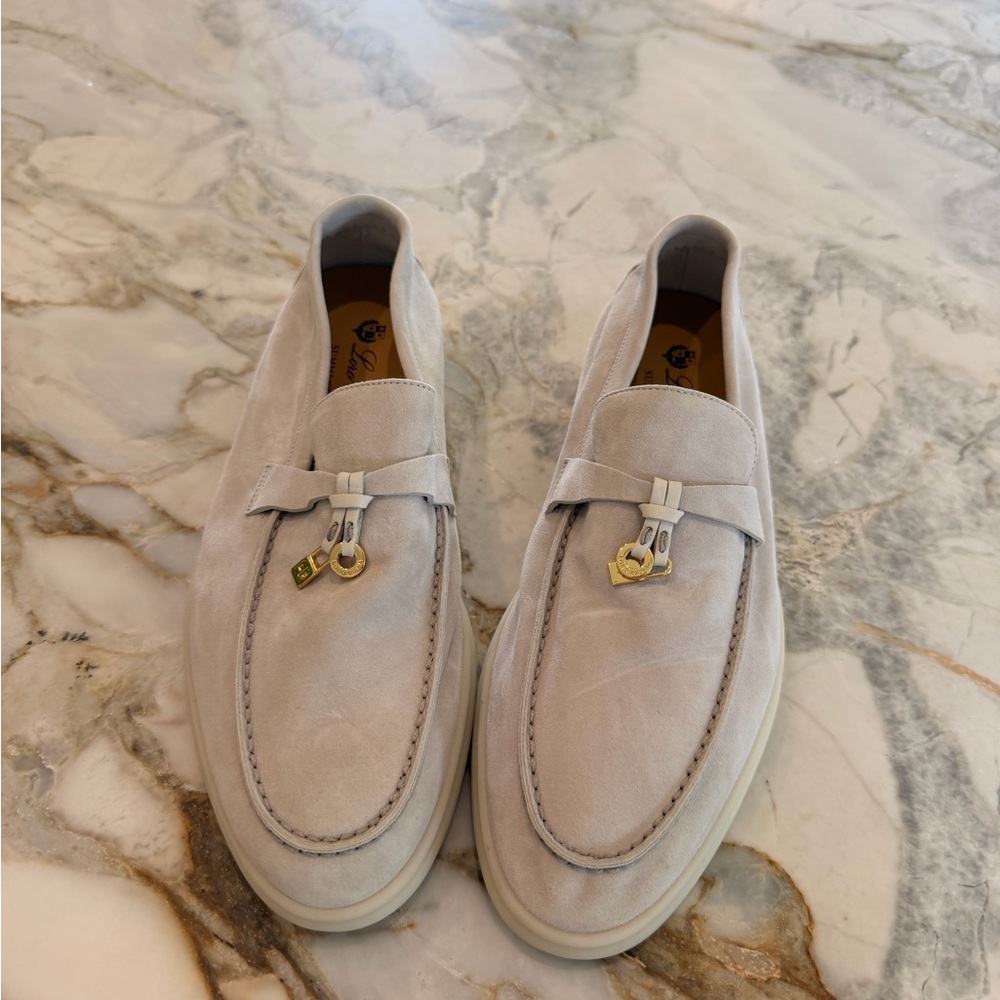 Loro Piana Cream Loafers